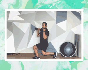 Forward Lunge Knee Balance move
