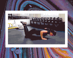 Push Up Shoulder Tap