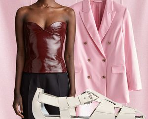 red and pink outfits