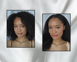 Khera Alexander before and after using Kerastase Elixir Ultime Hydrating Hair Oil