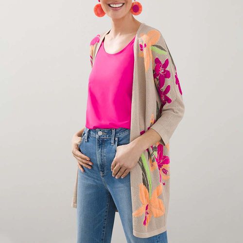 Mesh Floral Cardigan ($129)