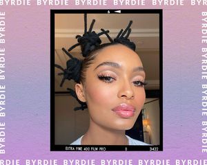 yara wearing cut crease eyeshadow look