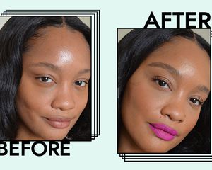 dior matte foundation before and after
