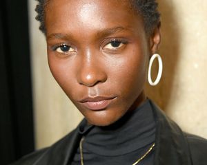 woman with clear skin
