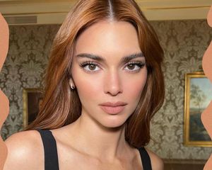 Kendall Jenner honey red hair