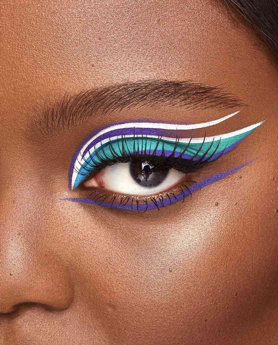 turquoise liner