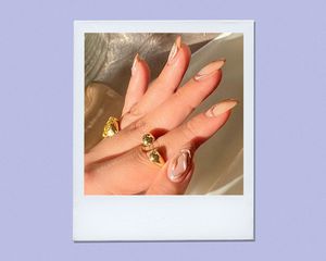 gold plated manicure 