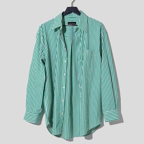 Resort Shirt Green Stripe ($142)