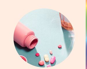 bottle of vitamins