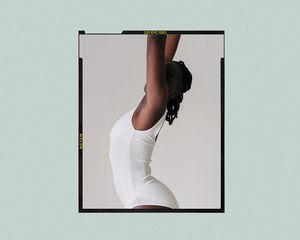Woman stretching
