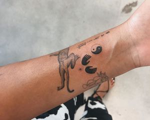 ying yang tattoo