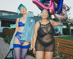 Two models for Savage X Fenty.