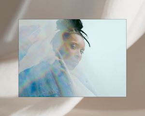 woman looking at camera