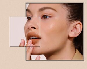 sunnies face fluffmatte in nude on model