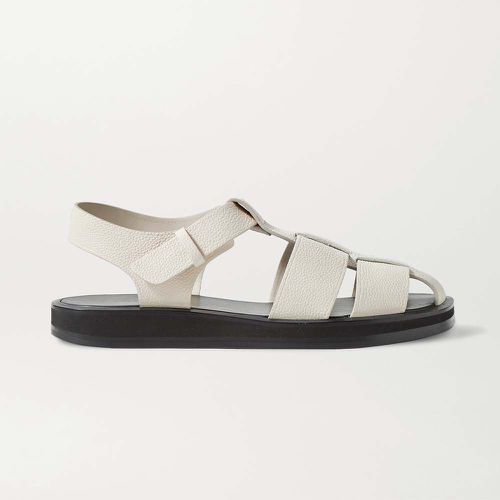 Fisherman Woven Textured-Leather Sandals ($990)
