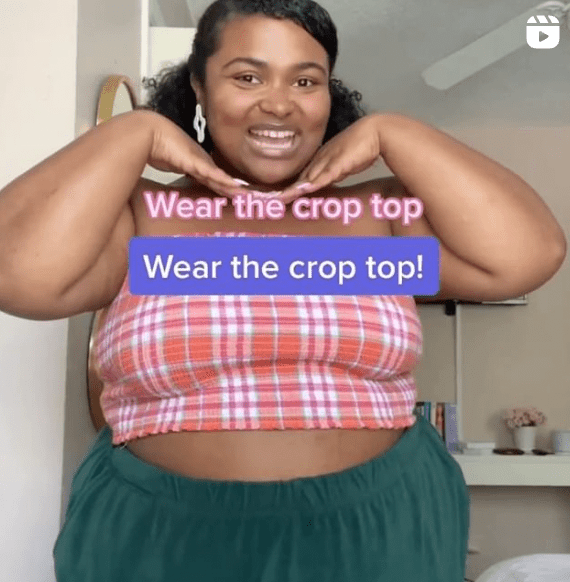 Wear the crop top!